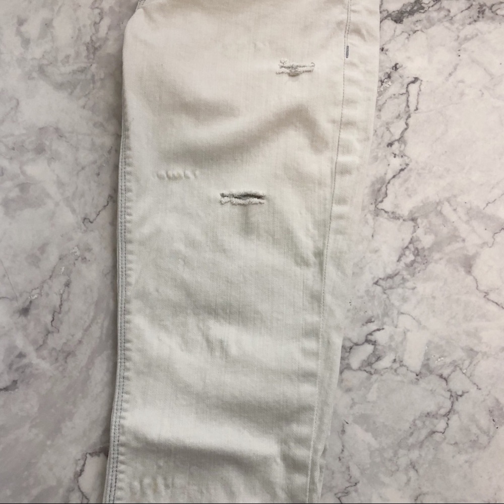 Hudson Jeans White Wide Leg Flare Jeans - Picture 3 of 7